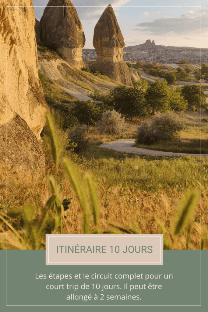 itineraire turquie