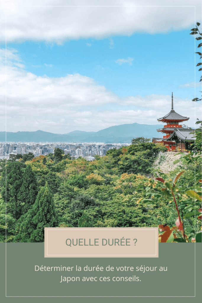 duree voyage japon