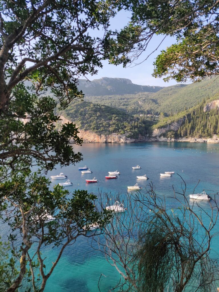 plage corfou baignade