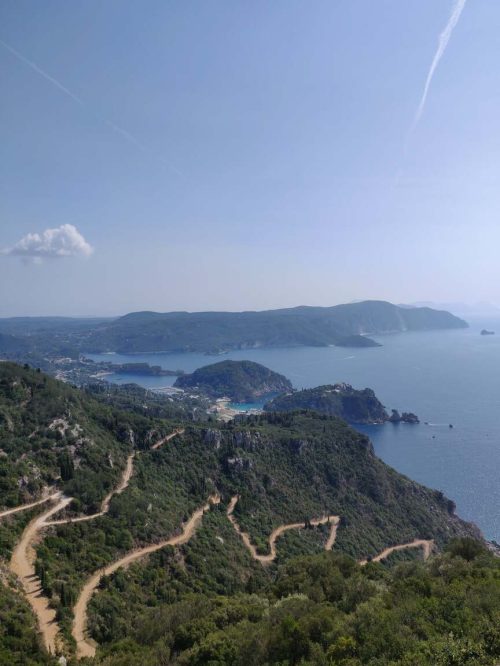 Angelokastro chateau corfou