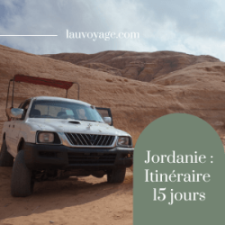 itineraires jordanie